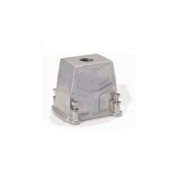 Capot 10B, Aluminium moulé sous pression, IP68/IP69K, Sortie horizontale, M20